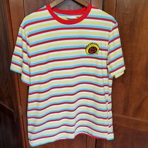 ALL THAT nickelodeon striped t-shirt like new!